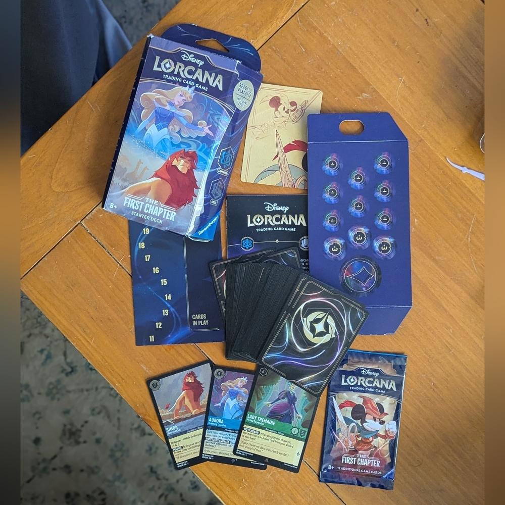 Disney Lorcana TCG: The First Chapter - Sapphire and Steel Starter Deck